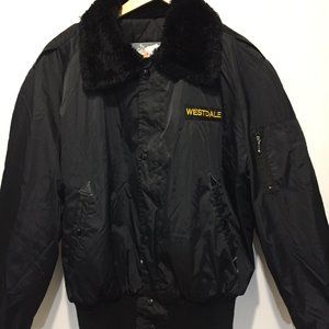 VINTAGE GOLDEN BAY BOMBER JACKET SIZE L